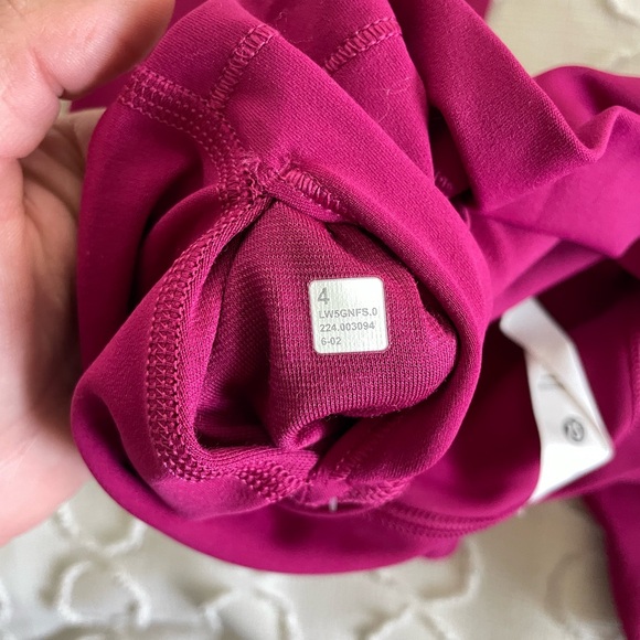 Lululemon Align HR 28” Leggings Wild Berry Size 4 - Picture 8 of 10
